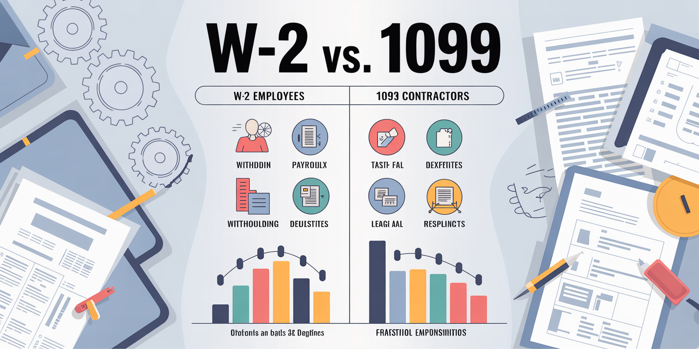 W-2 vs 1099: What’s the Difference?